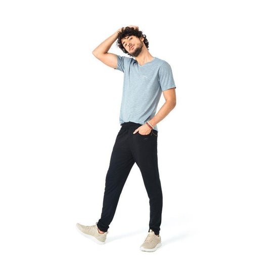 Calça Básica casual Olympikus upperfit Masculina - Preto Menor preço em Calça Básica casual Olympikus upperfit Masculina - Preto