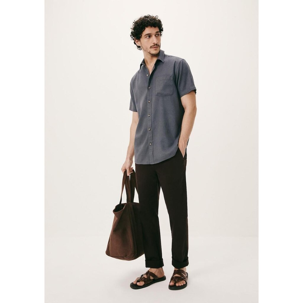 Calça Básica Hering Em Sarja Chino Masculina