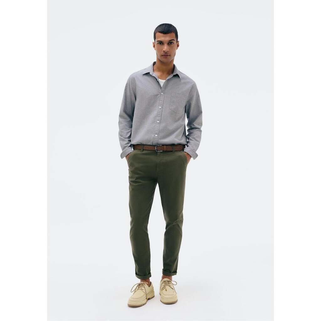 Calça Básica Hering Em Sarja Chino Masculina