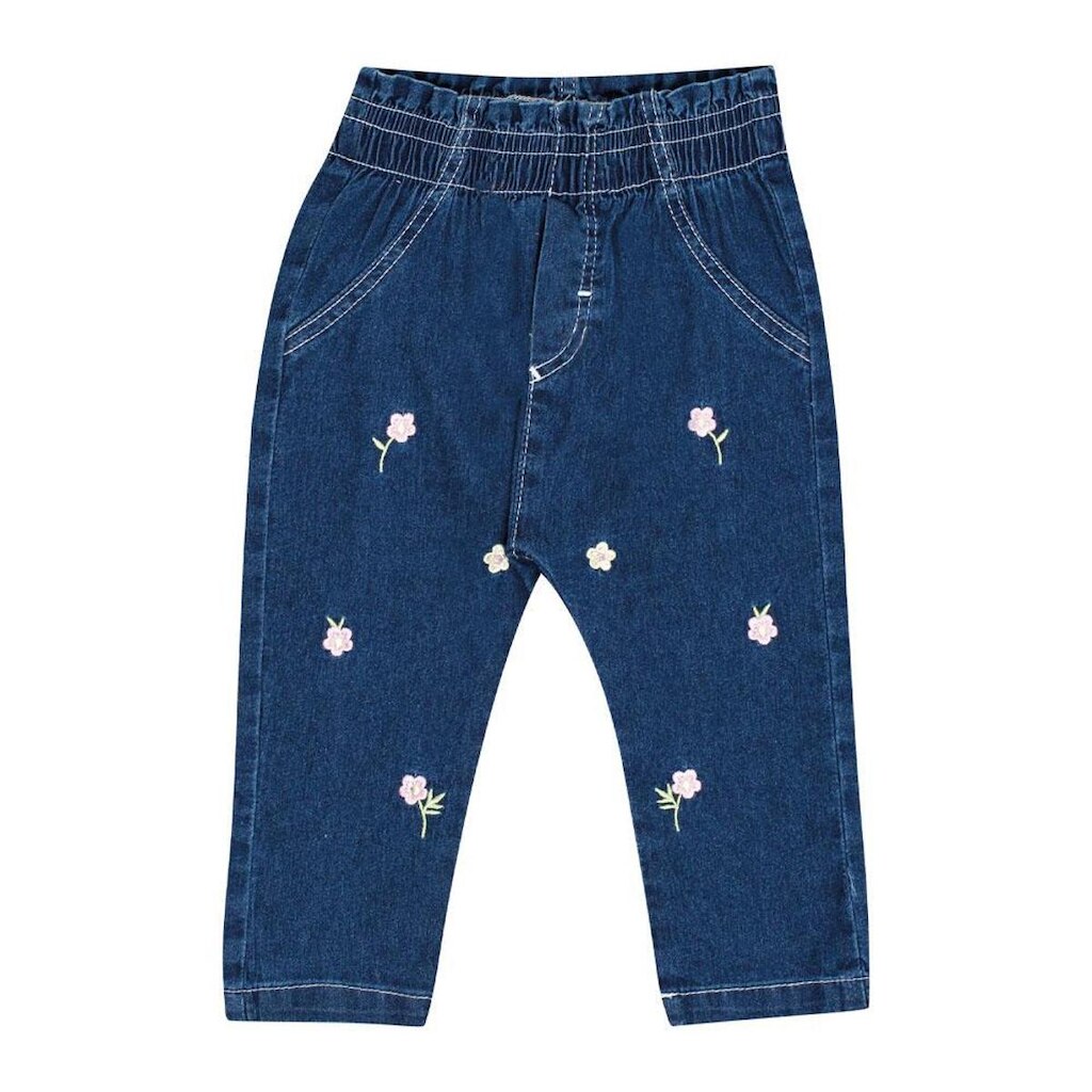 Calca Bebê Menina - Indigo Escuro - 50505-1113