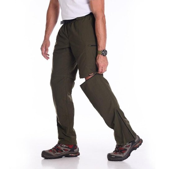 Calça-Bermuda Masculina Hard Bio Trekking UV50+ -Verde Musgo - Coleção 2021 - Verde Menor preço em Calça-Bermuda Masculina Hard Bio Trekking UV50+ -Verde Musgo - Coleção 2021 - Verde