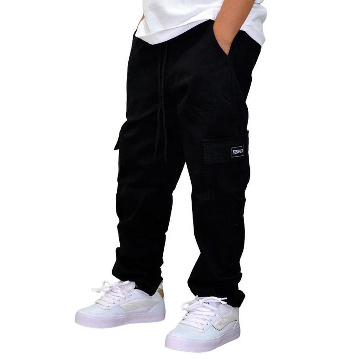 Calça Brack Infantil Cargo Action Menor preço em Calça Brack Infantil Cargo Action