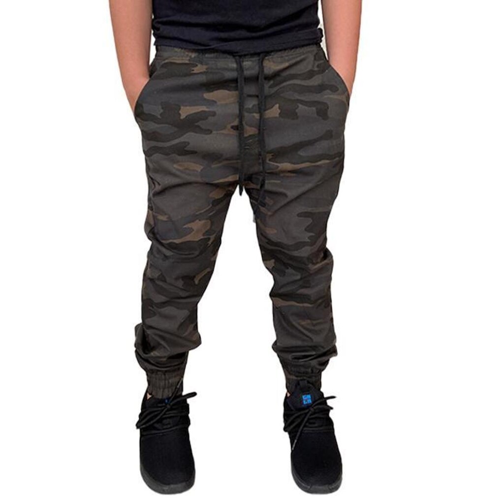 Calça Brack Infantil Jogger Camuflado