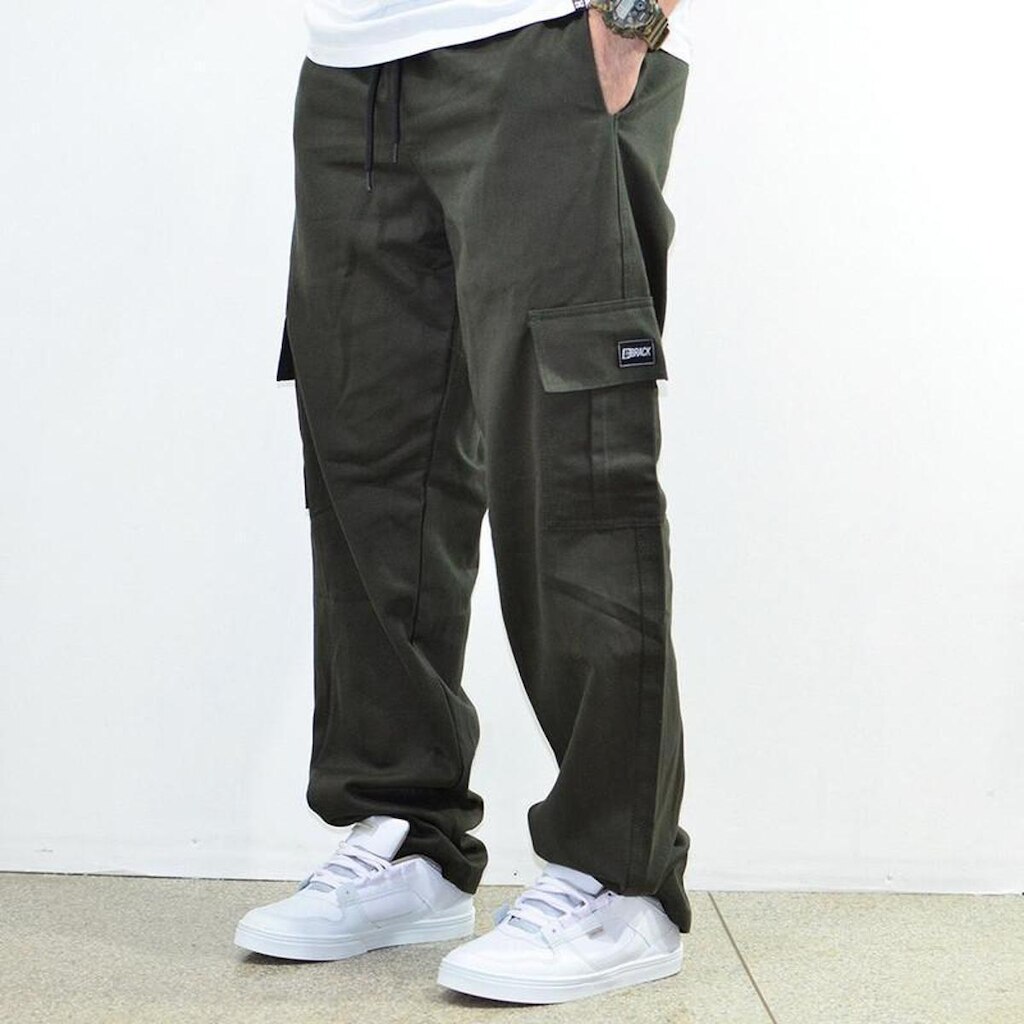 Calça Brack Regular Cargo Action Verde Militar