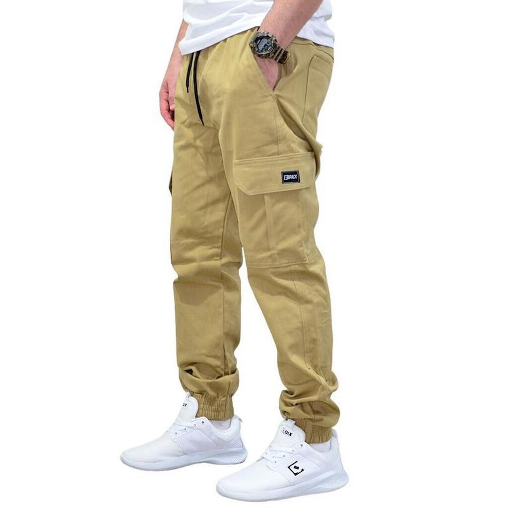 Calça Brack Sarja Jogger Cargo  Masculina