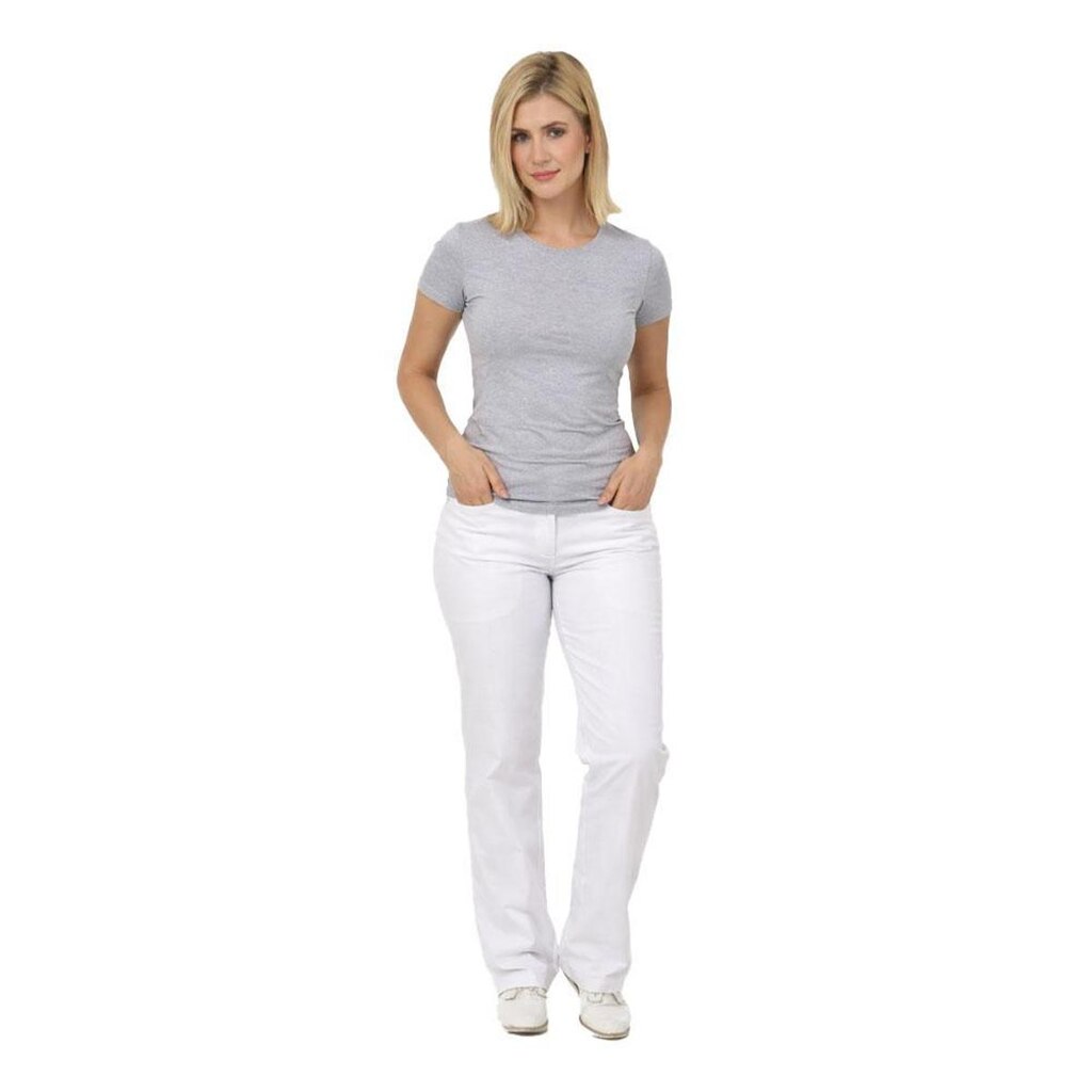 Calça Branca Feminina cós 1/2 Elástico