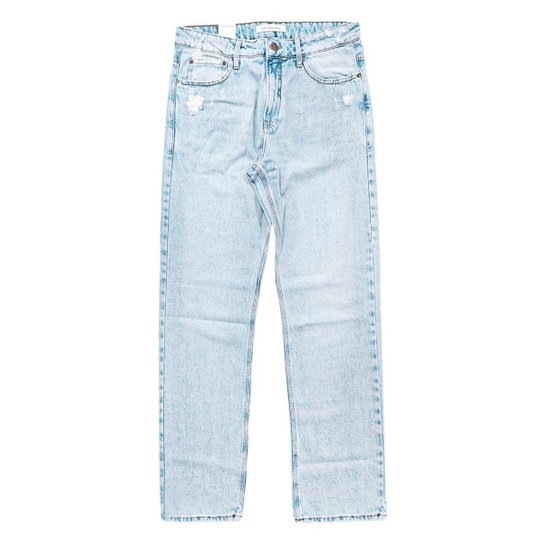 Calça Calvin Klein Jeans Masculina Destroyed Dark Red Tag Azul Clara - Azul Claro Menor preço em Calça Calvin Klein Jeans Masculina Destroyed Dark Red Tag Azul Clara - Azul Claro