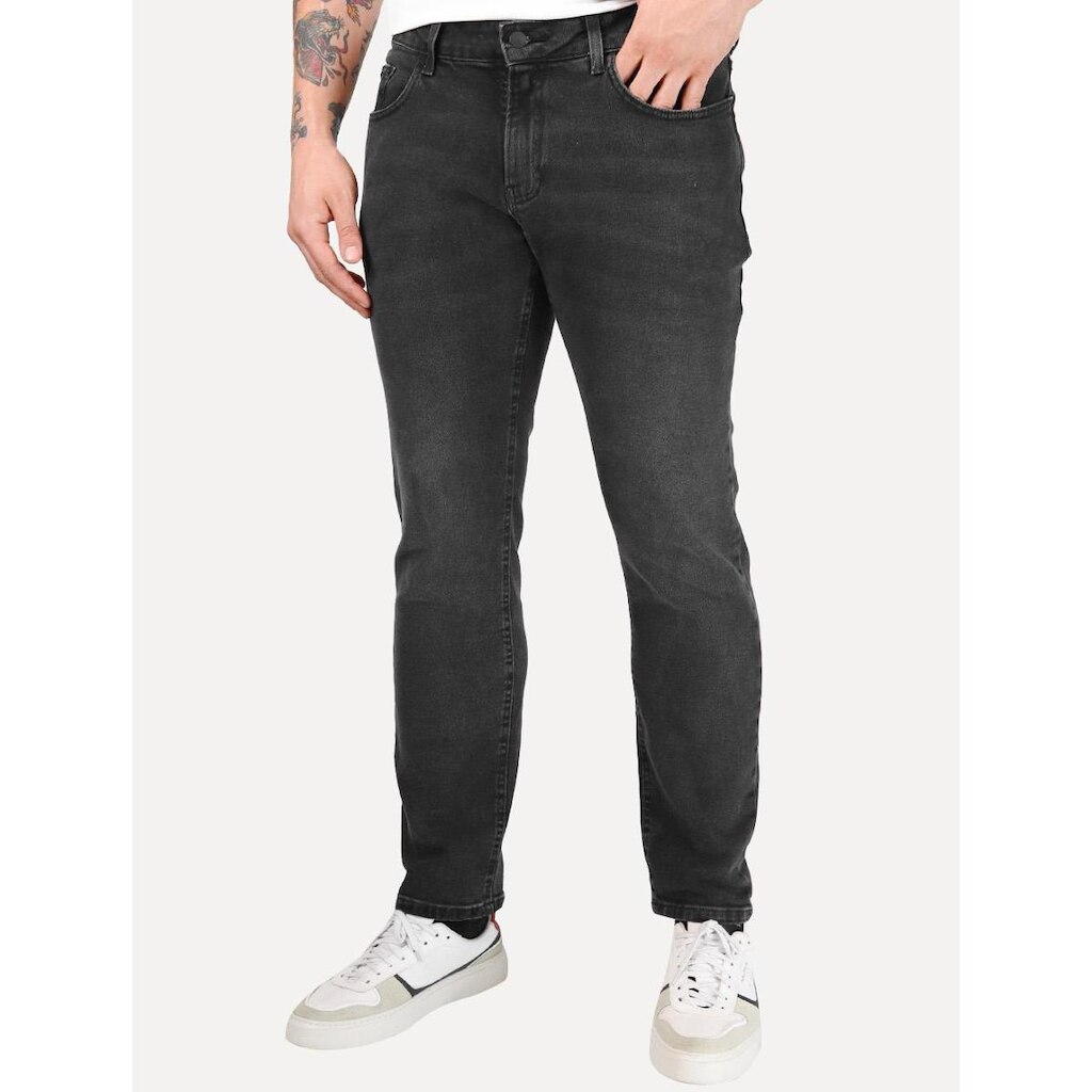 Calça Calvin Klein Jeans Masculina Super Skinny 5 Pockets Preta