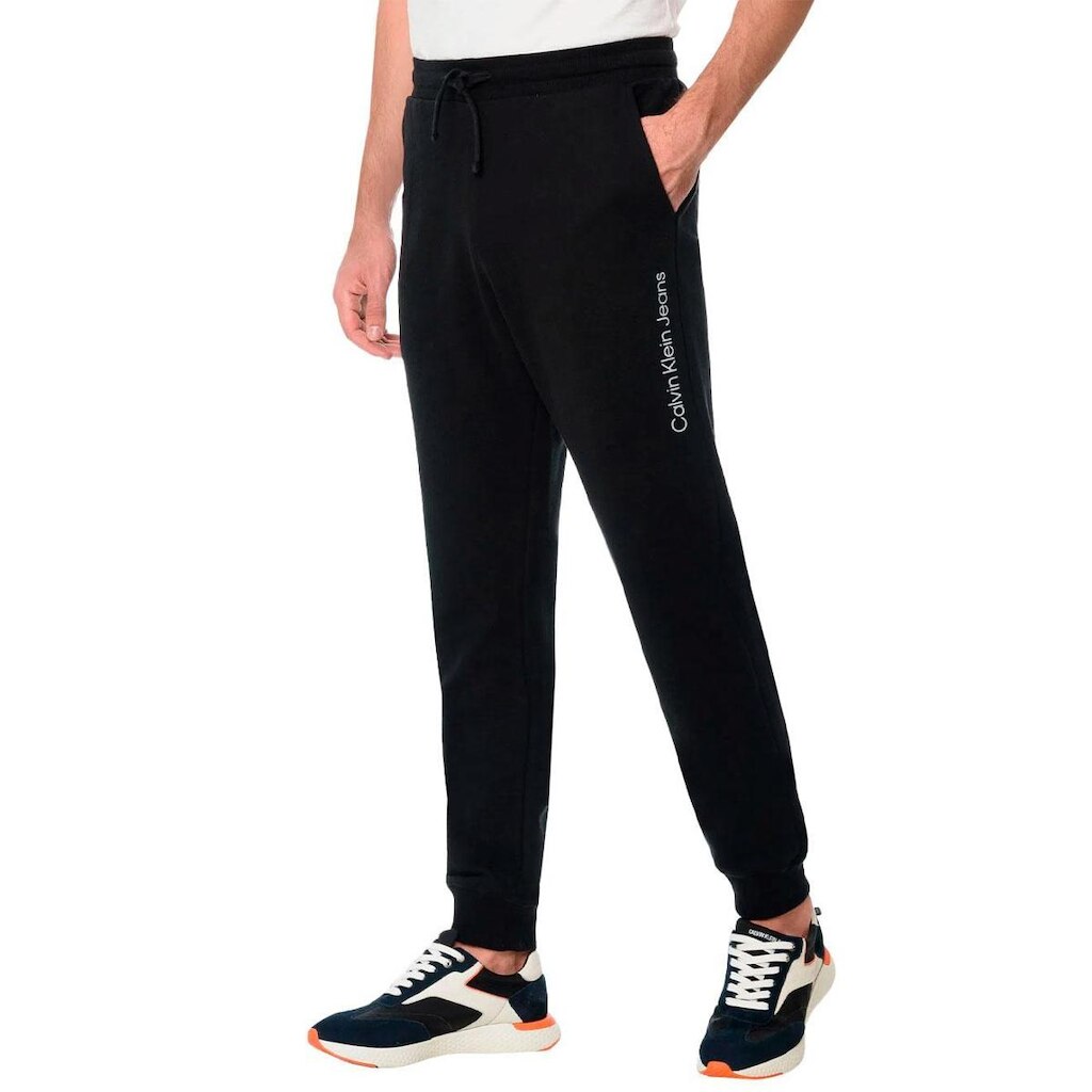 Calça Calvin Klein Moletom Side New Logo Masculina