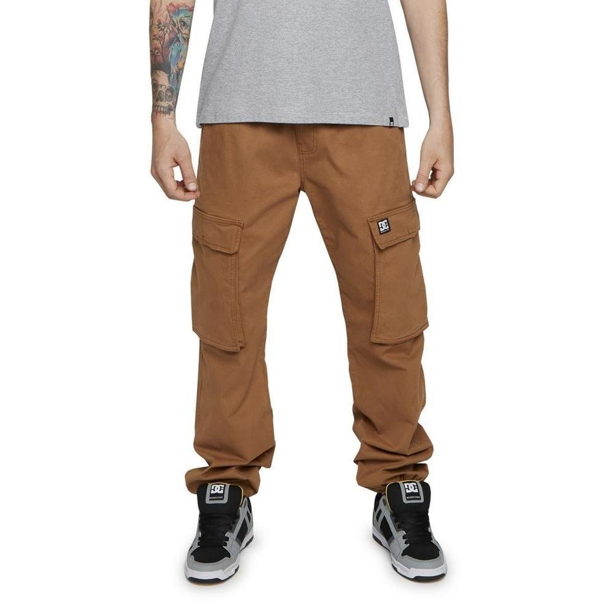 Calça Cargo DC Shoes D522A0016 Basic Tundra - Marrom