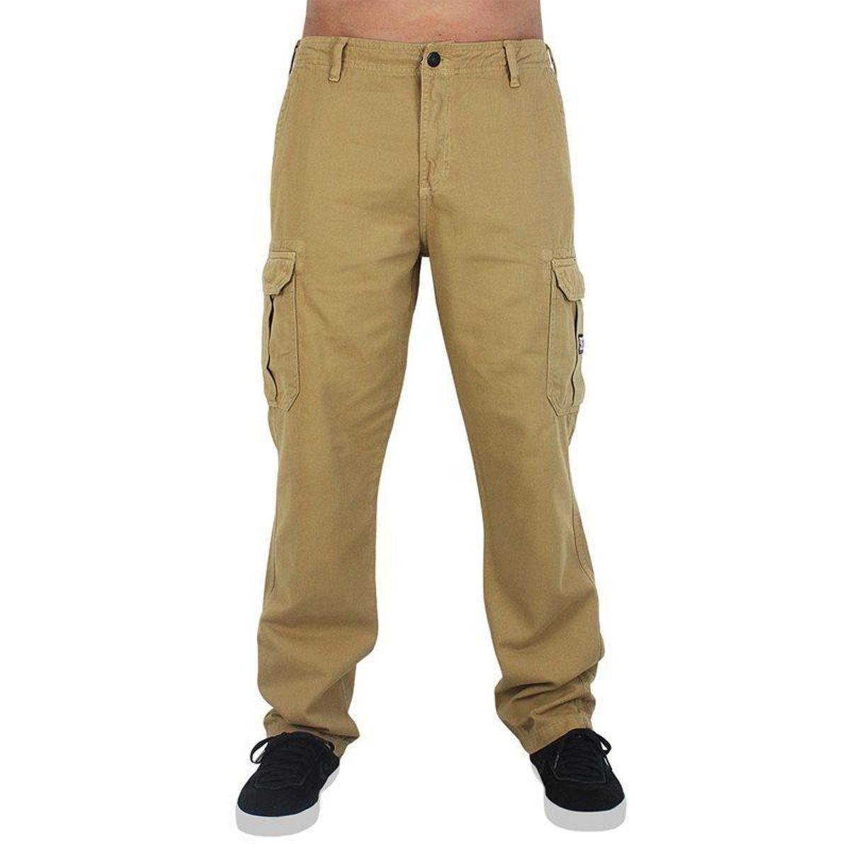 Calca Bege Masculina Cargo em promoção na Netshoes!