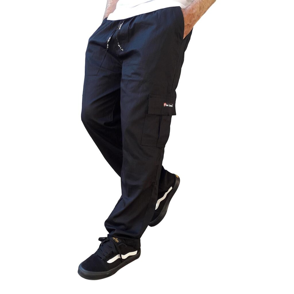 Calça Cargo Masculina 6 Bolsos Skate Militar
