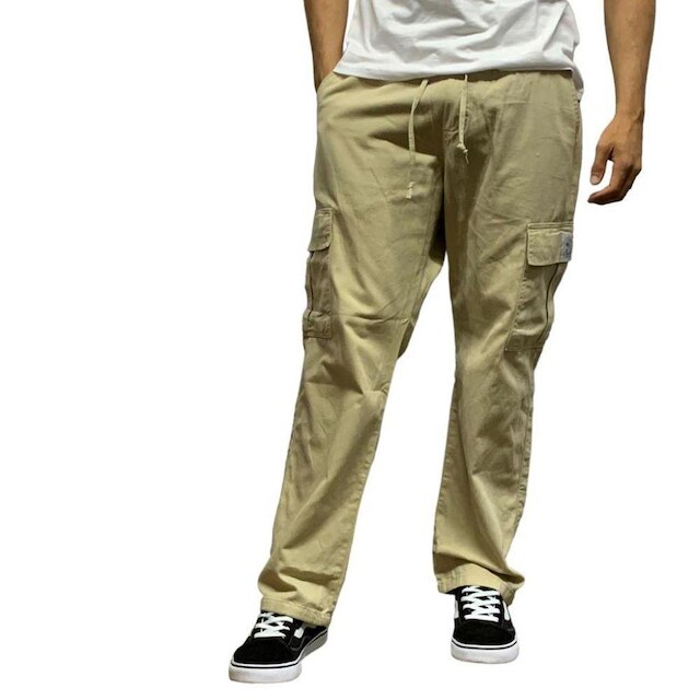 Calça Cargo Reta Bege Chronic