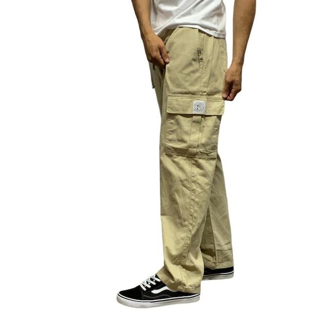 Calça Cargo Reta Bege Chronic