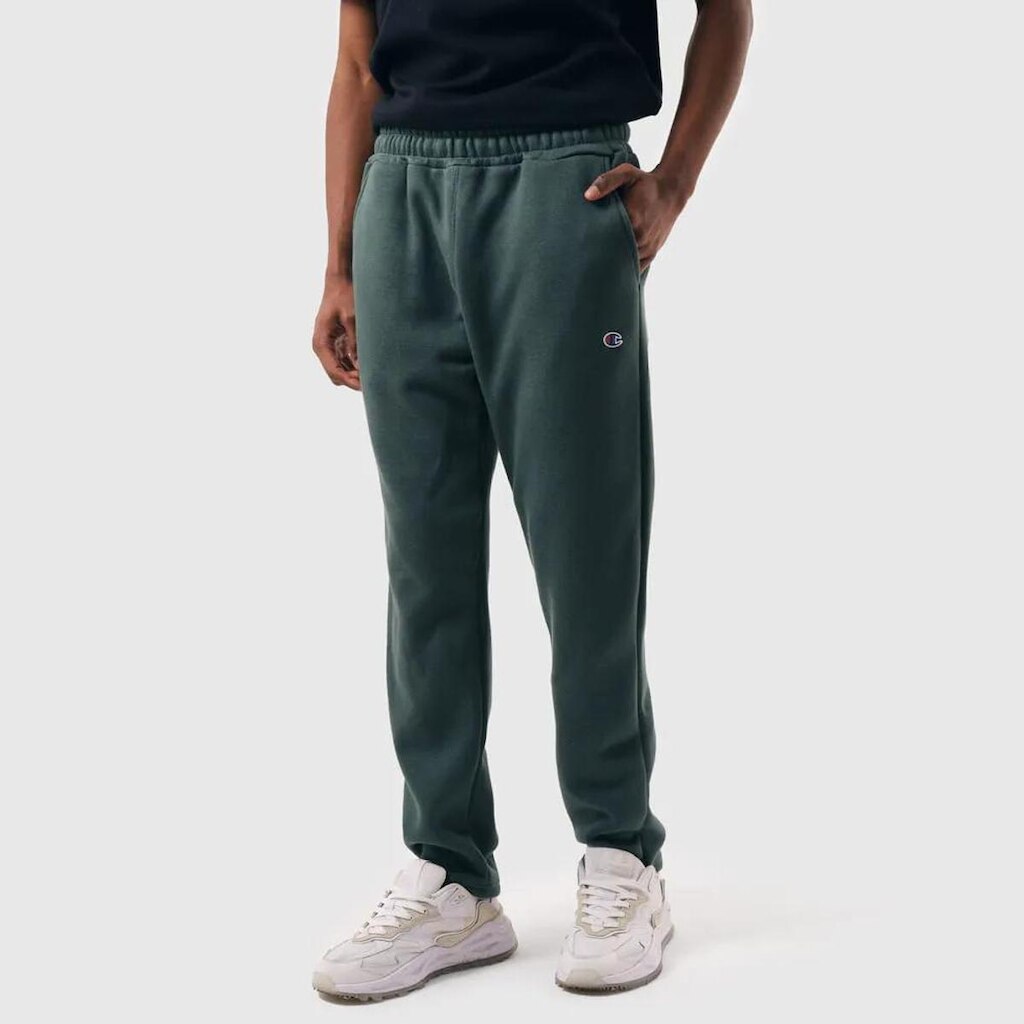 CALÇA CHAMPION MOLETOM ATHLETIC RELAXED GREEN
