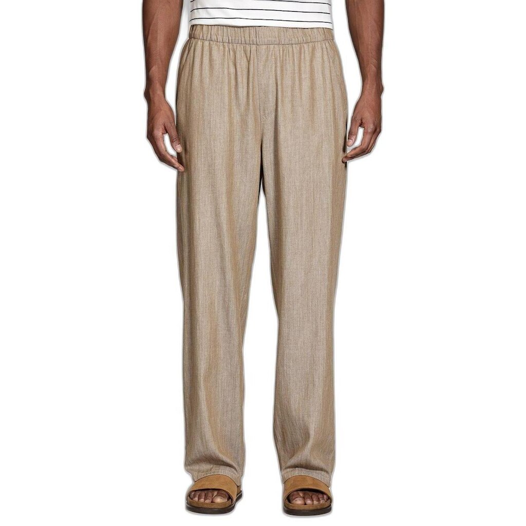Calça Chino Aramis Algodão Ampla Rustica Caqui
