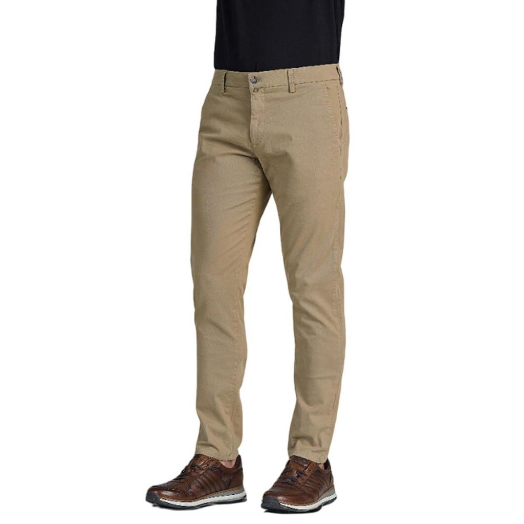 Calça Chino Barezy Slim Bege Saara Masculina