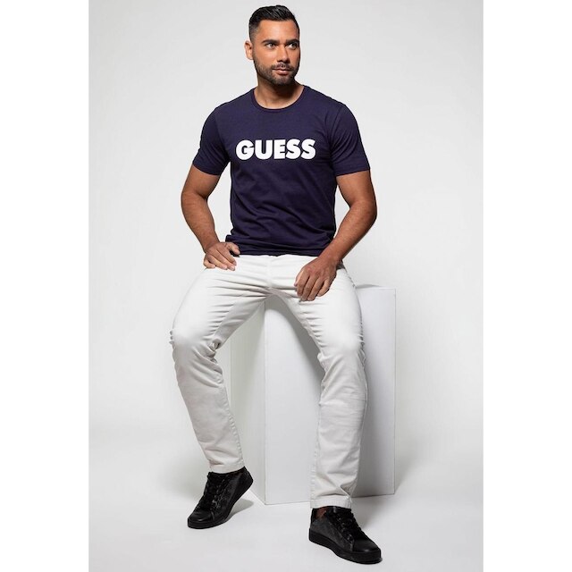 Calça Chino Slim Guess Cinza Claro