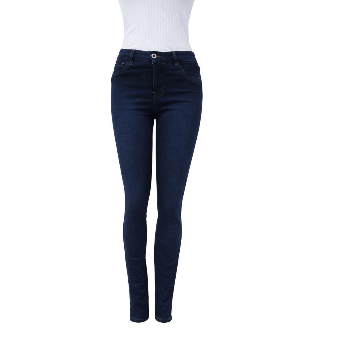 Calça Cigarrete Feminina Elastano Lunender Jeans