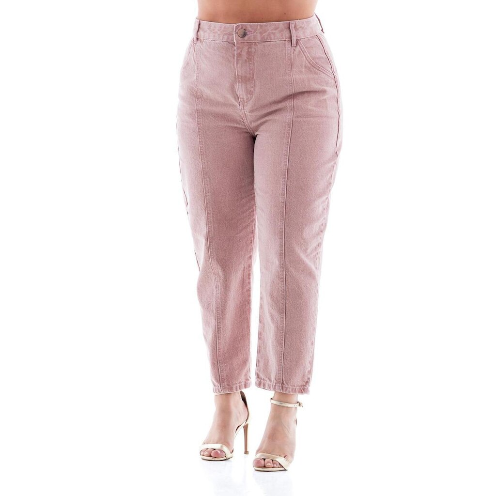 Calça Collor Feminina Arauto Barrel Premium Denim