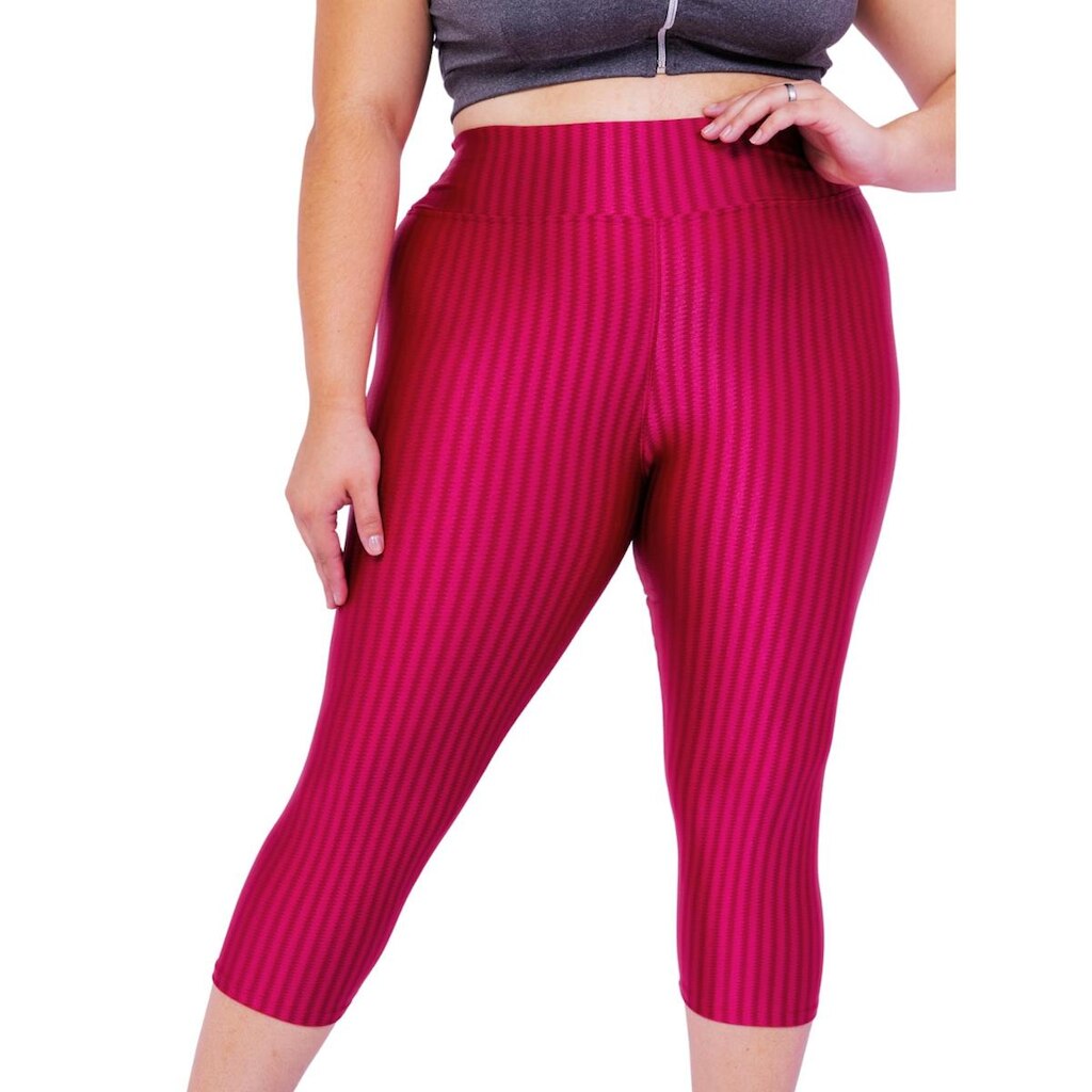Calça Corsario Poliamida 3D Plus Size Cós Alto Conforto e Resistencia no Dia a Dia