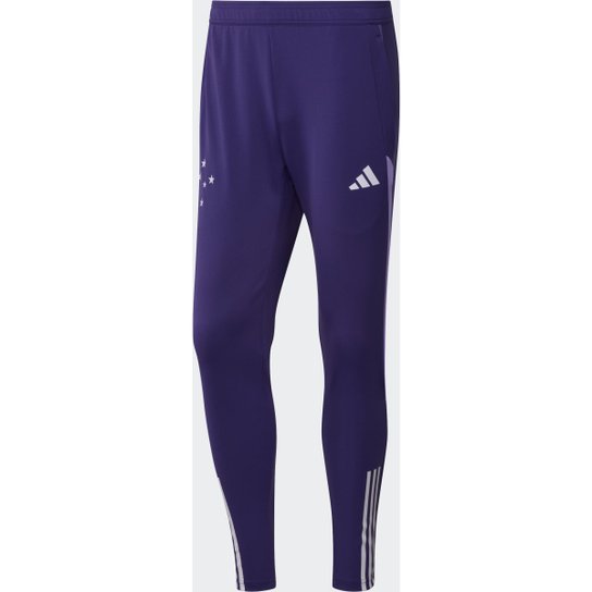 Calça Cruzeiro 23/24 Viagem Adidas Masculina - Roxo Menor preço em Calça Cruzeiro 23/24 Viagem Adidas Masculina - Roxo