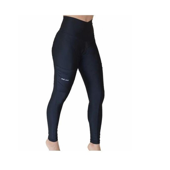 Calça de ciclismo feminina Be Fast forro em gel - Preto Menor preço em Calça de ciclismo feminina Be Fast forro em gel - Preto