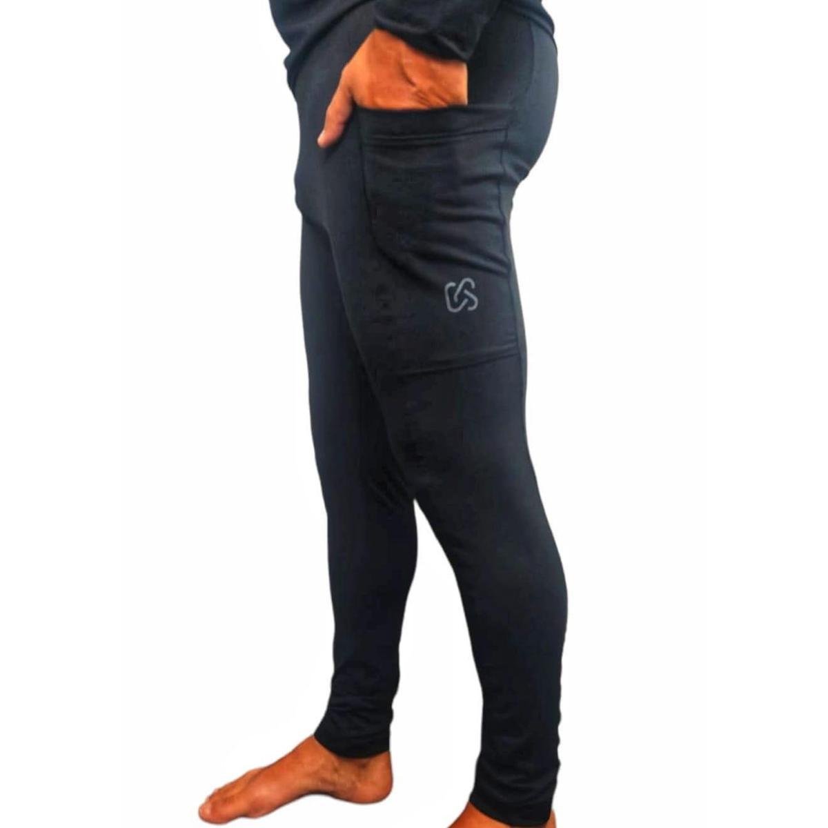 Calça de Compressão com bolsos laterais, Segunda Pele, Esportes, Bike, Natação, Lutas é boa?