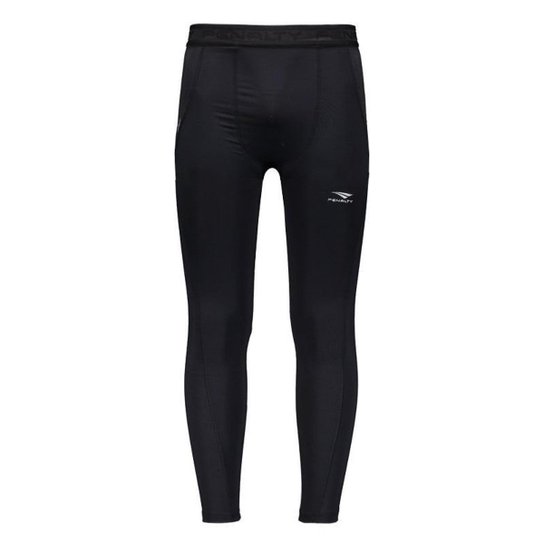 Calça de Compressão Penalty Max Flex UV 50+ Masculina - Preto Menor preço em Calça de Compressão Penalty Max Flex UV 50+ Masculina - Preto