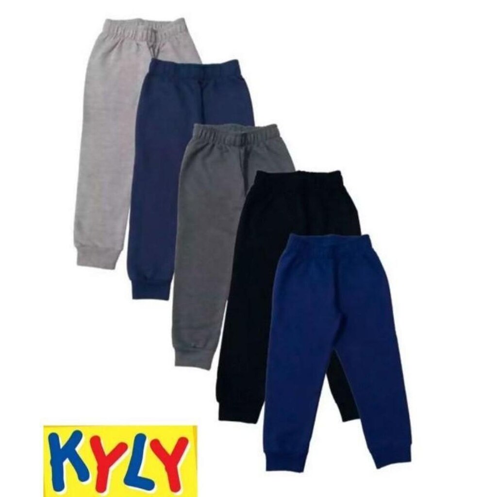 Calça de Moletom C/ Punho - KYLY - Lukas Kids Moda infantil