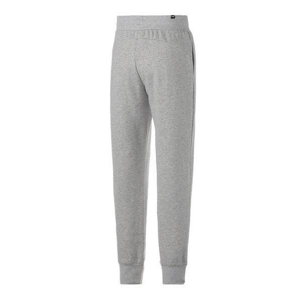 Calça de moletom feminina Puma Essentials 847206-02 Cinza