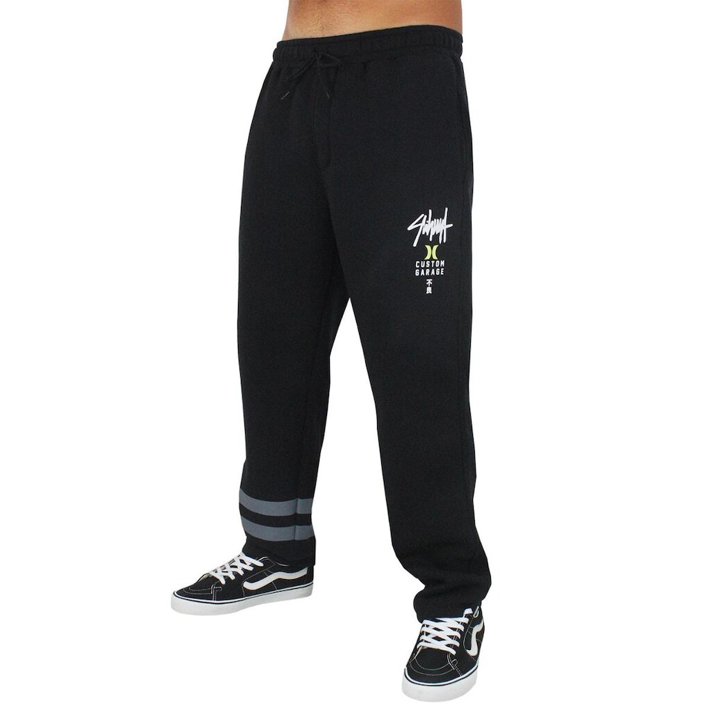 Calça de Moletom Hurley x Shibuya Signature Block Party Black