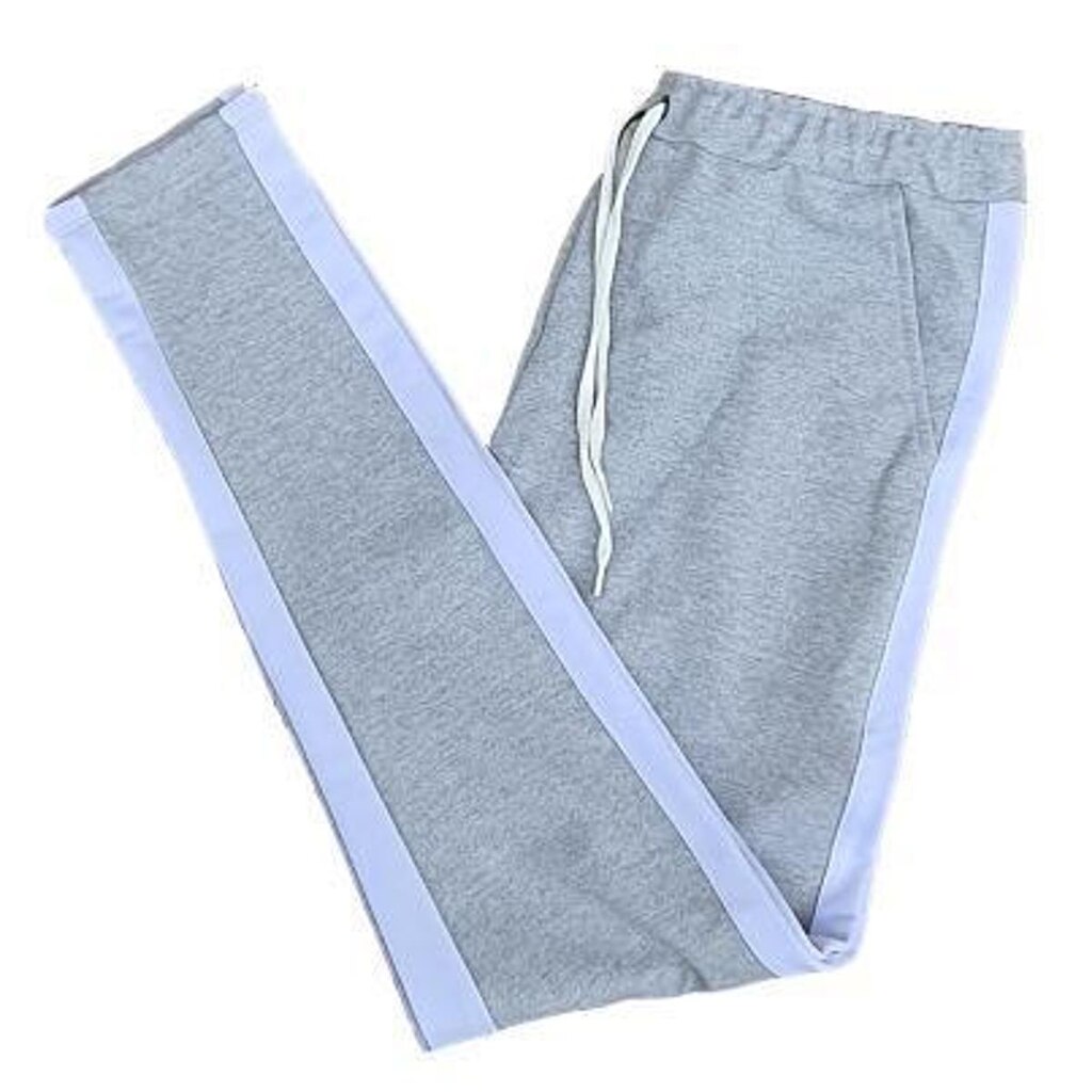 Calça De Moletom Listras Skinny Jogger Slim - M17