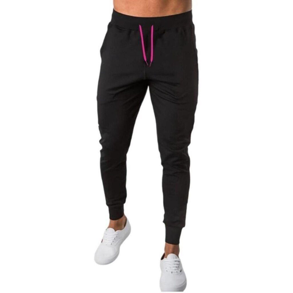 Calça de Moletom Relaxado Jogger Lisa Masculina