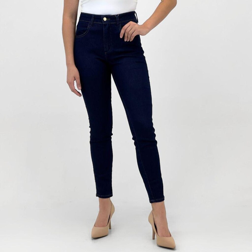 Calça Detox Jeans Cigarrete Feminina