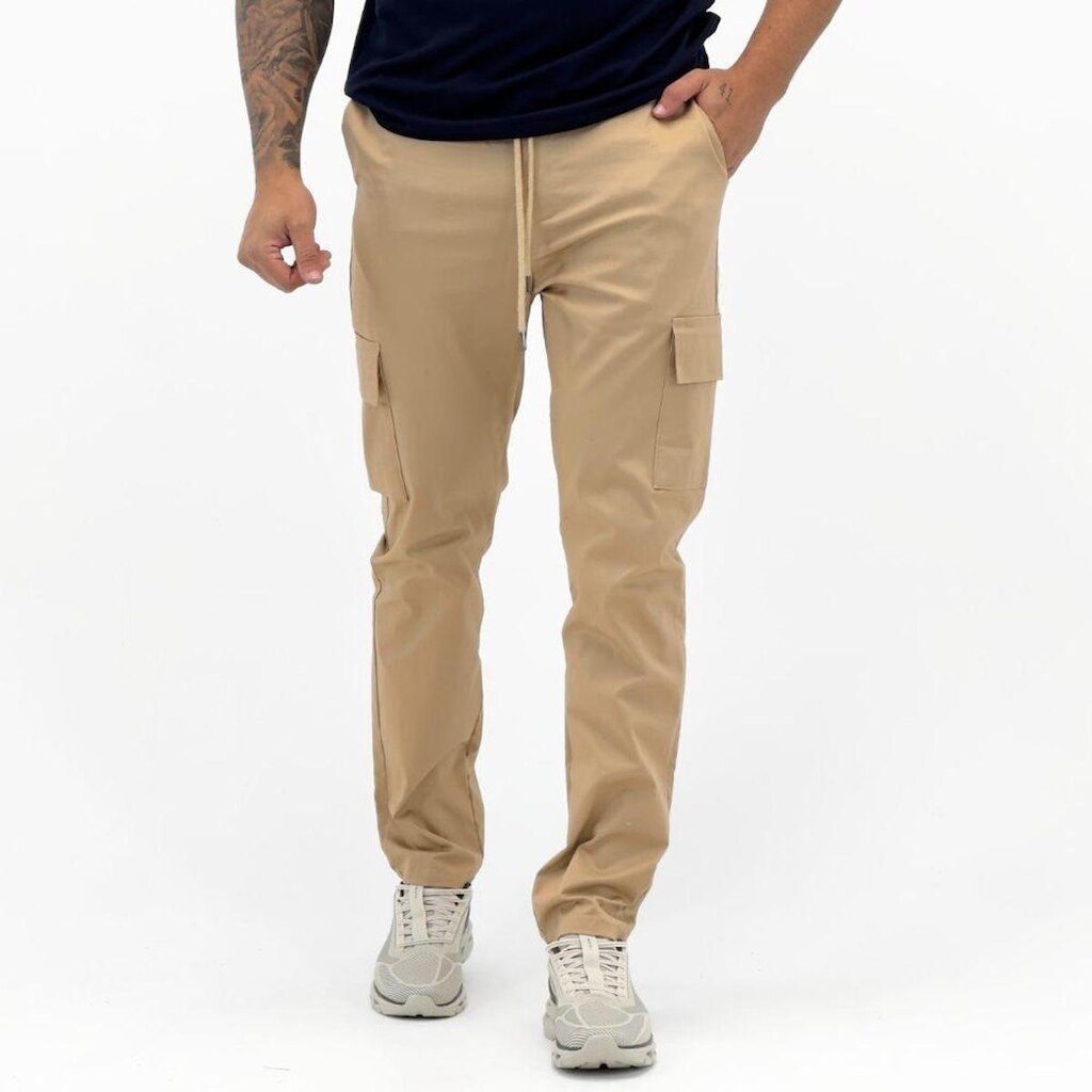 Calça Diametro Cargo em Sarja Masculina