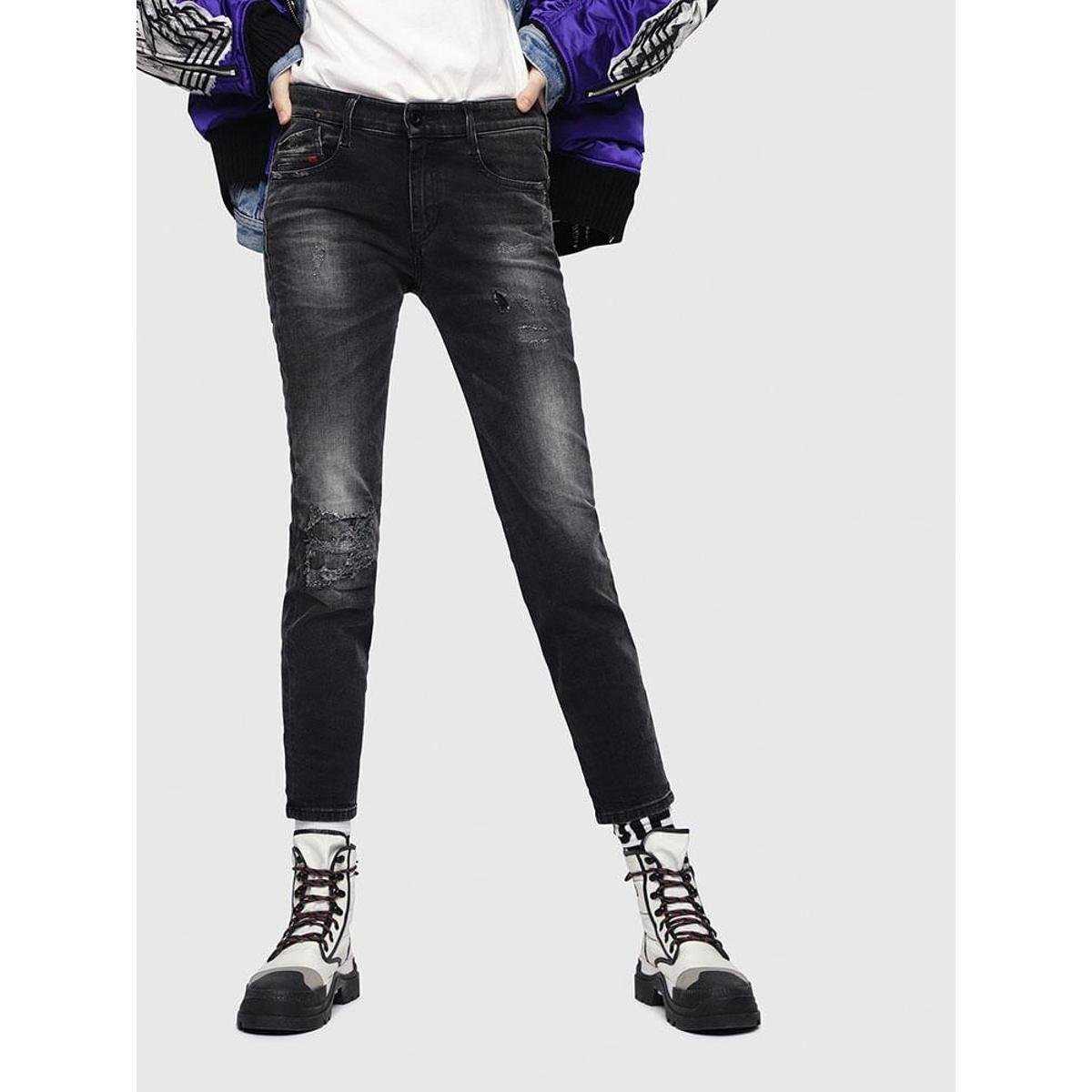 Calça Diesel D-Rifty - Preto | Netshoes