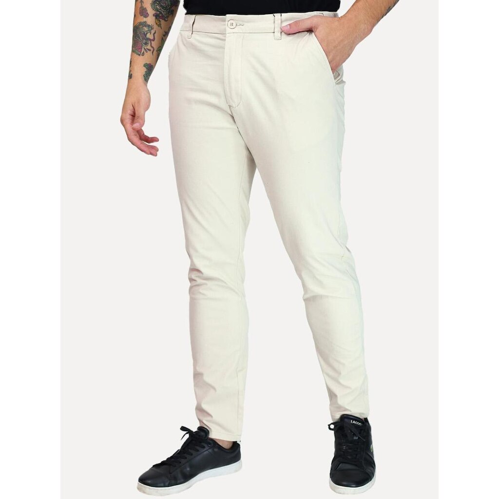Calça Dixen Adaptive Sarja Regulagem Cós Areia