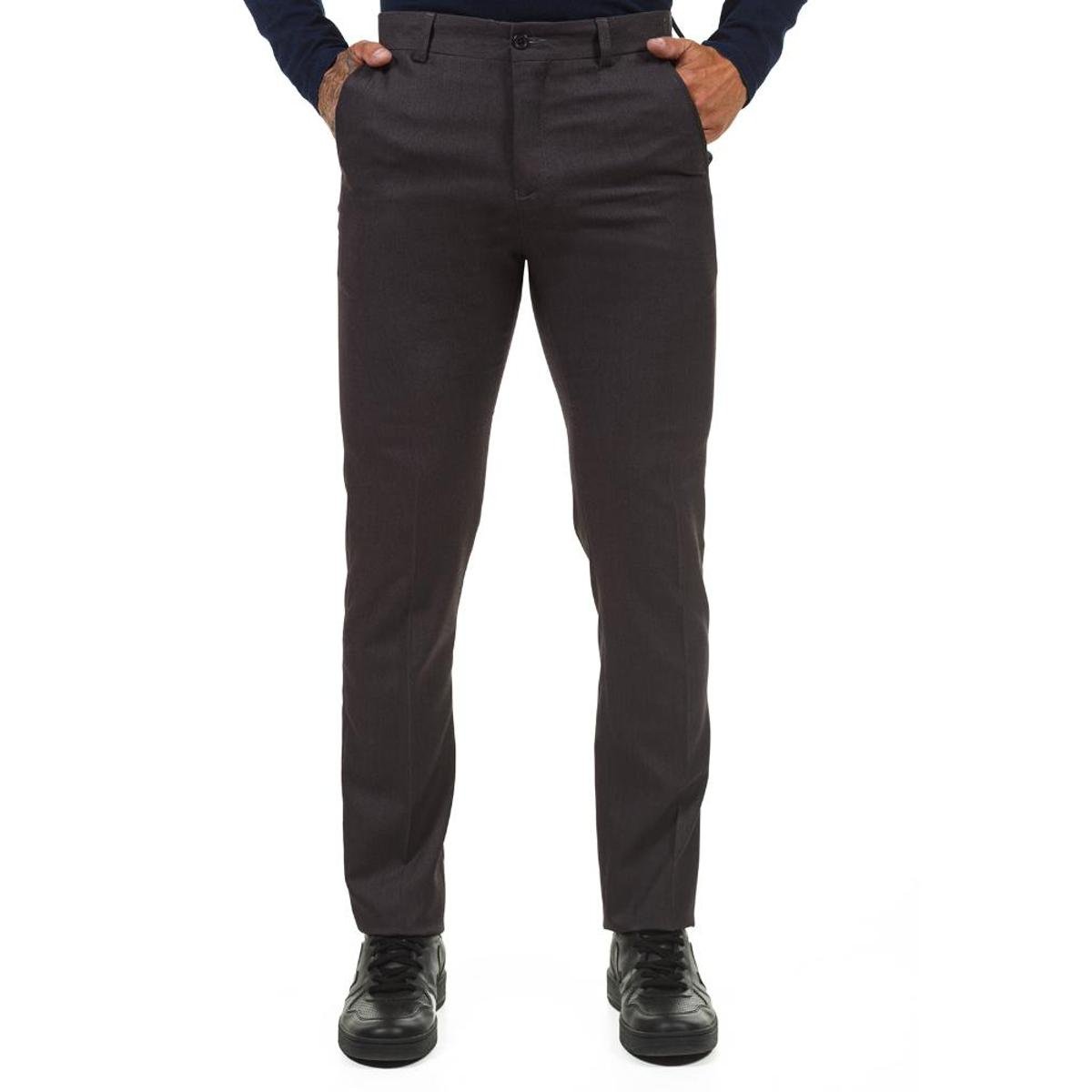 Calça Docthos Social Easy Masculina - Grafite | Netshoes