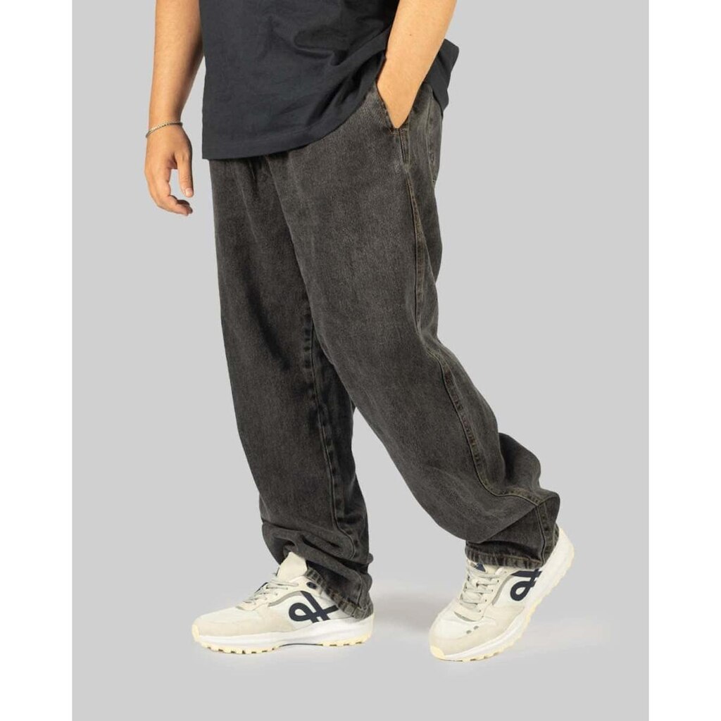 Calça DR7 Street Big Reta Estonada - Preta