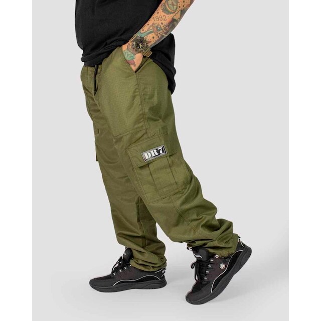 Calça DR7 Street Rip Stop Cargo - Verde Musgo - Verde | Netshoes