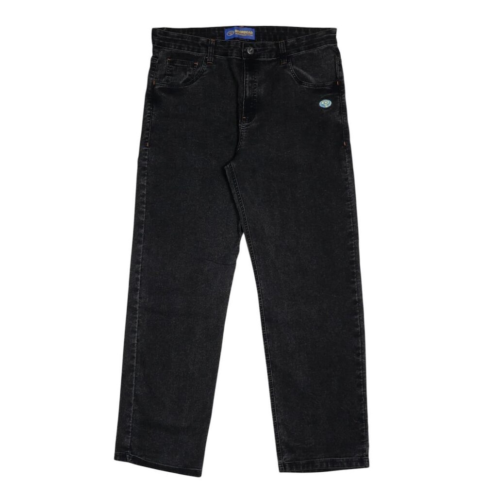 Calça Dropdead Classic 90s Dark Jeans Preto Estonado