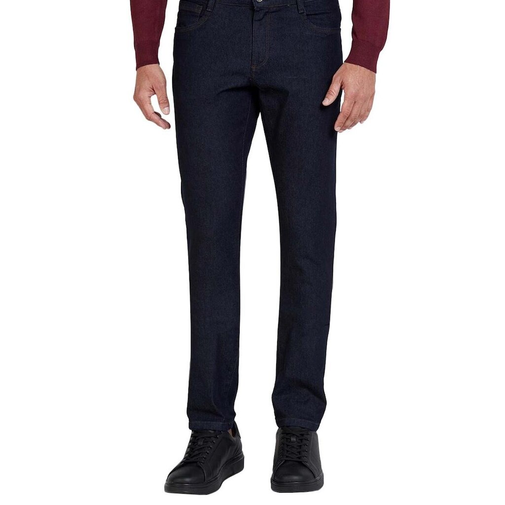 Calça Dudalina Jeans Masculina Slim Fit Stretch Medium