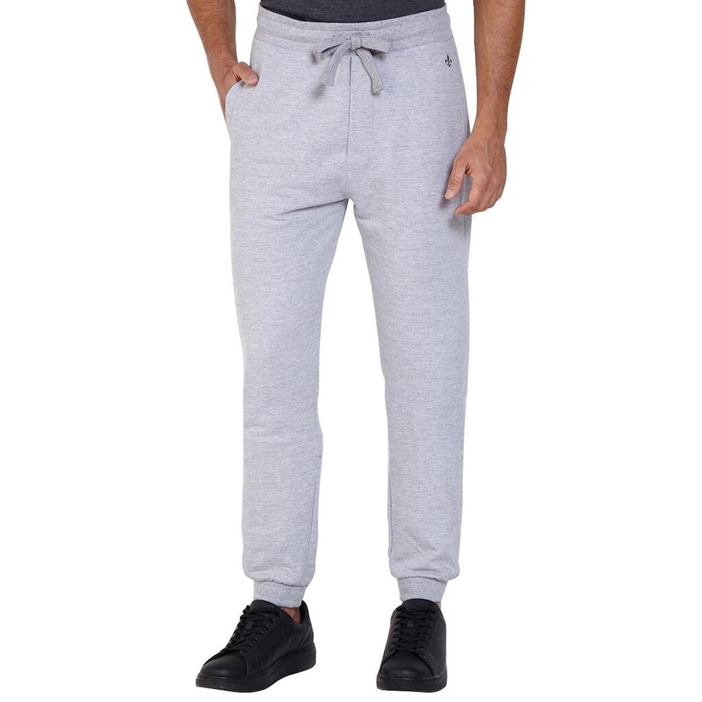 Calça Dudalina Masculina Moletom Comfy Cinza Mescla