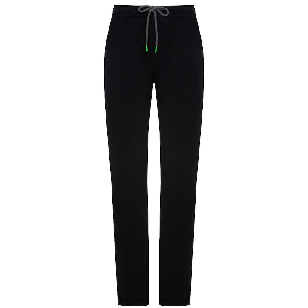 Calça Dudalina Sarja Moletom Concept Stoned Preta