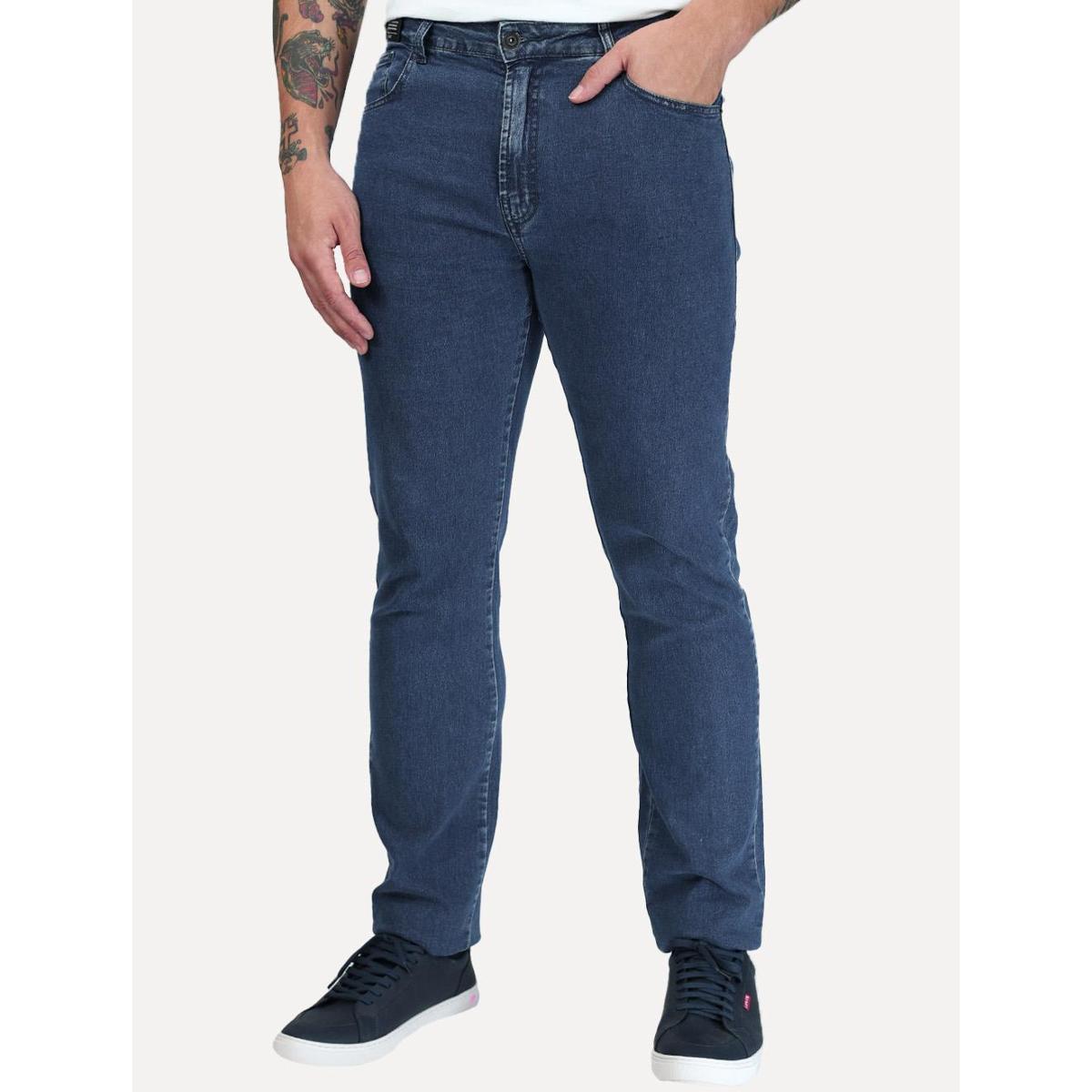 Menor preço em Calça Ellus Jeans Masculina Slim First Blue Azul Medio