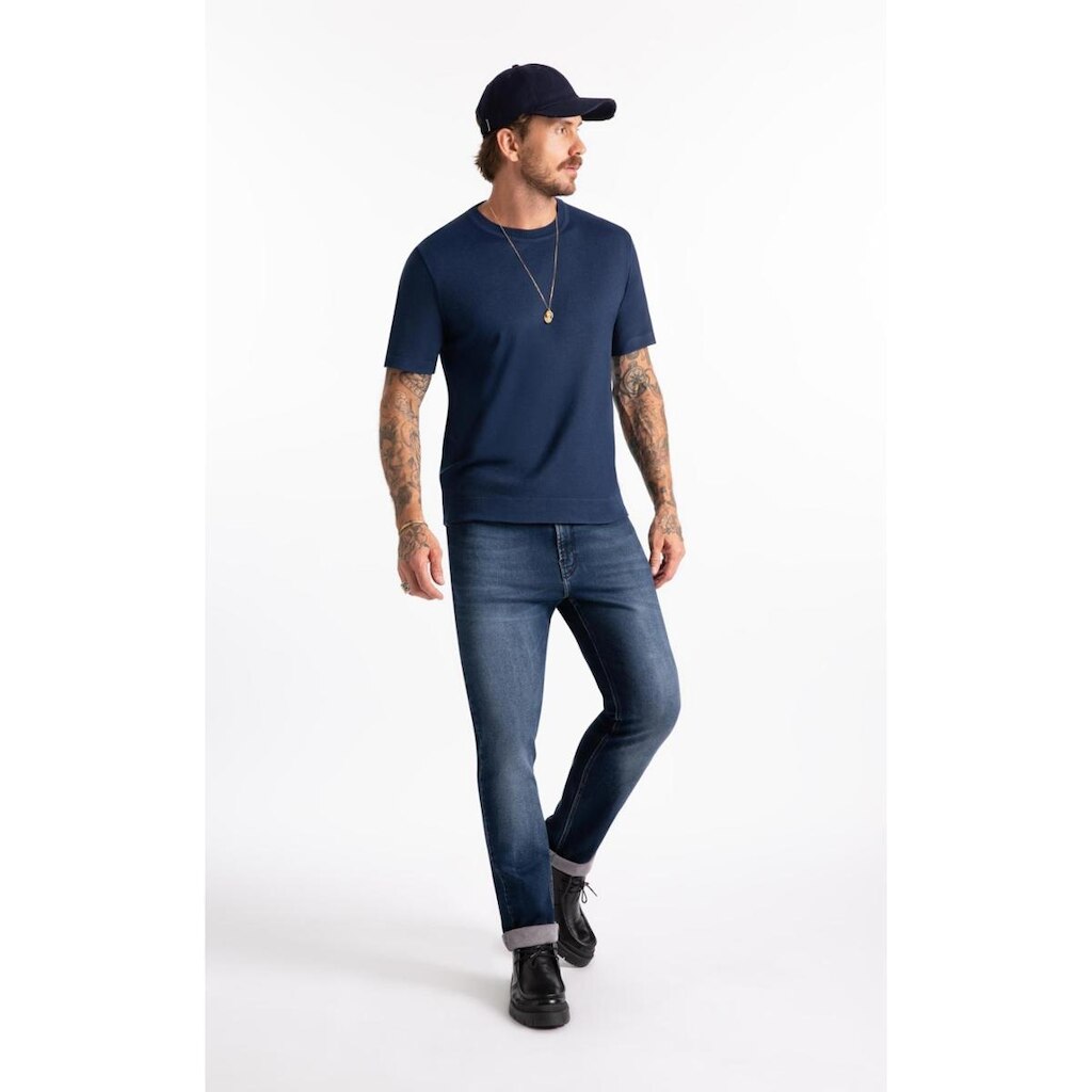 Calça Ellus Jogging Intense Blue Slim Lav.Escuro c Tie Dye