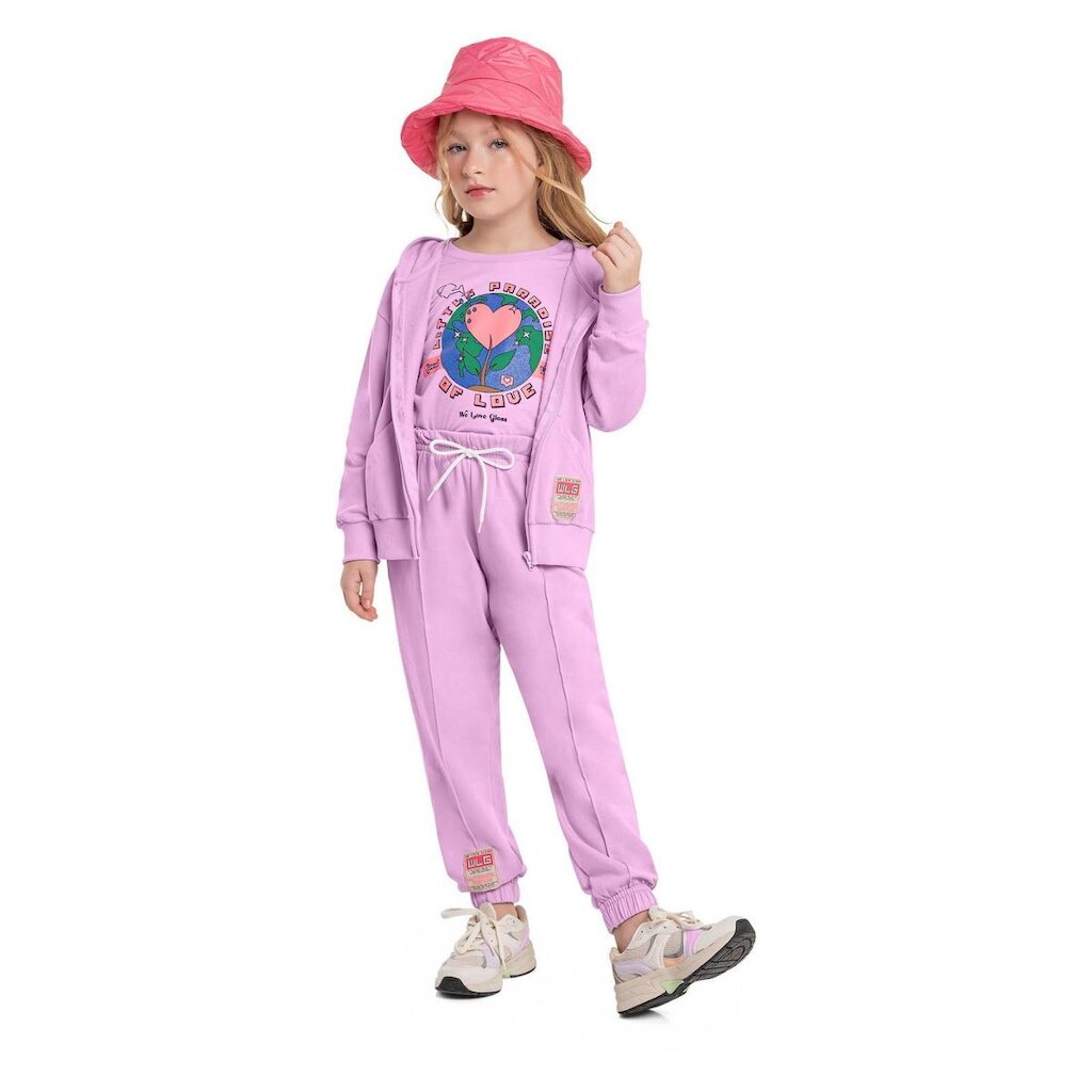 Calça em Molecotton Juvenil Feminina Gloss
