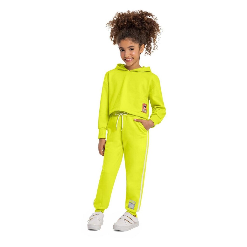 Calça em Moletom Juvenil para Meninas Gloss