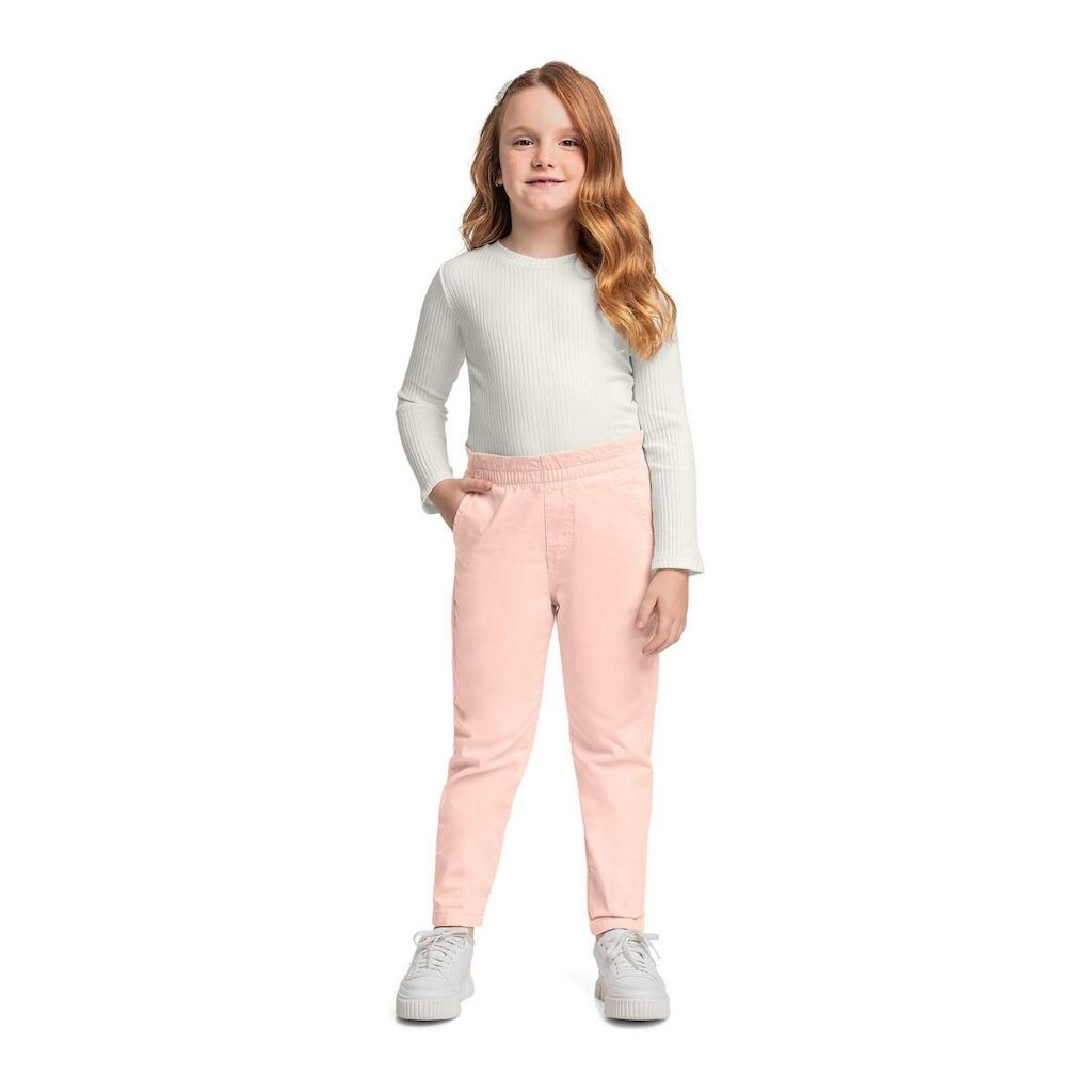 Calça em Sarja para Menina Quimby